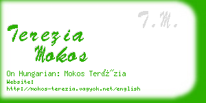 terezia mokos business card